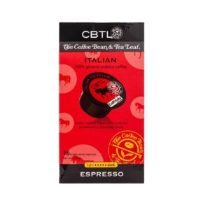 CBTL Italian Espresso Capsules By The Coffee Bean & Tea Leaf, 10 Count Box