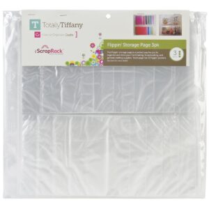 totally-tiffany scraprack flippin storage page, 3-pack (sp82)