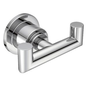 moen yb0803ch arris modern double robe hook, chrome