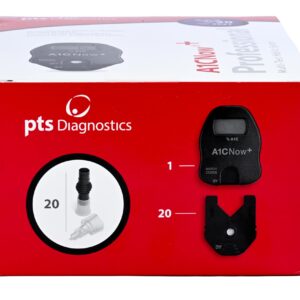 A1CNow+, Hba1c Blood Monitor w/ Sampler, 20 Test Kit