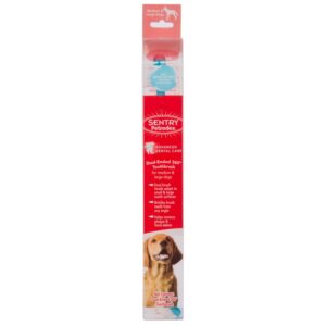 sentry petrodex vs toothbrush dog dual ended brush, large