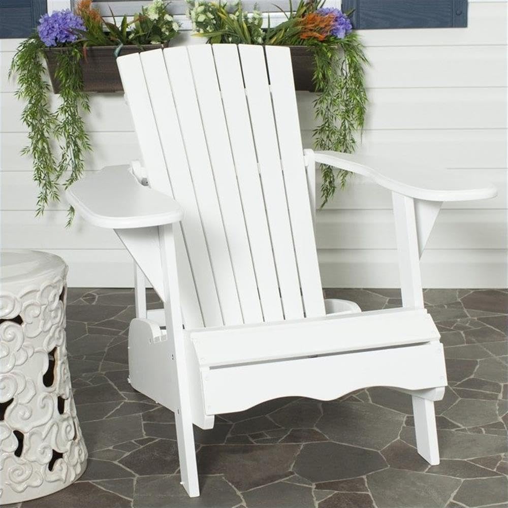 Safavieh Patio Collection Hampton Adirondack Acacia Wood Chair