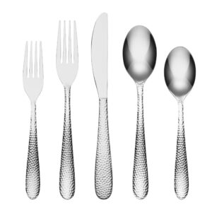 cambridge 219830r soiree mirror 30-piece flatware set