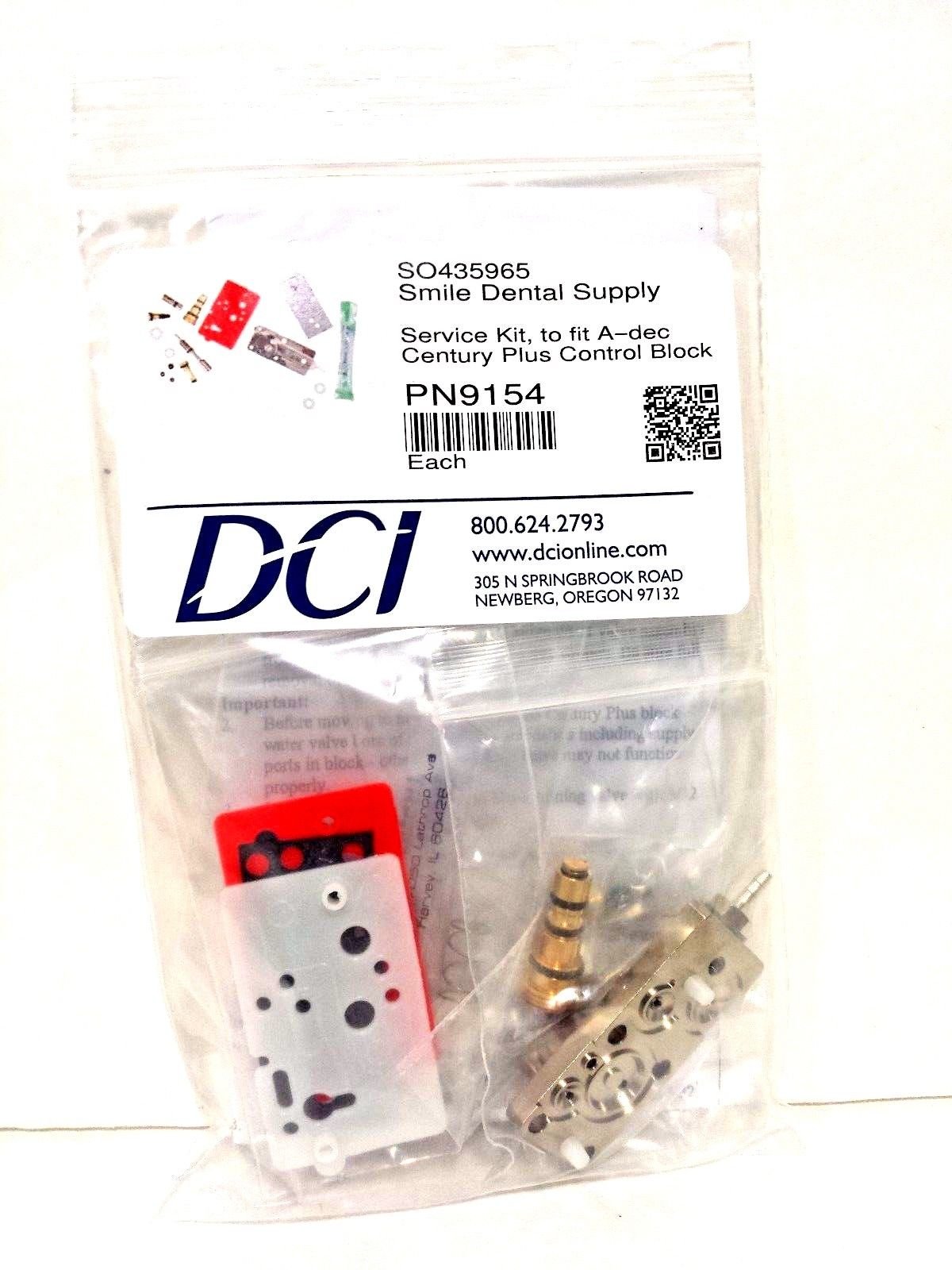 DCI International 9154 A-dec Century Plus Control Block Service Kit