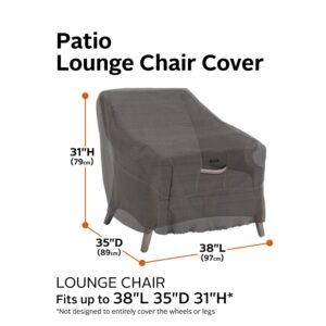 Classic Accessories Ravenna Water-Resistant 38 Inch Patio Lounge Chair Cover, Patio Furniture Covers