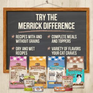 Merrick Purrfect Bistro Grain Free Premium Soft Canned Pate Adult Wet Cat Food, High Protein Chicken Recipe - (Pack of 24) 5.5 oz. Cans