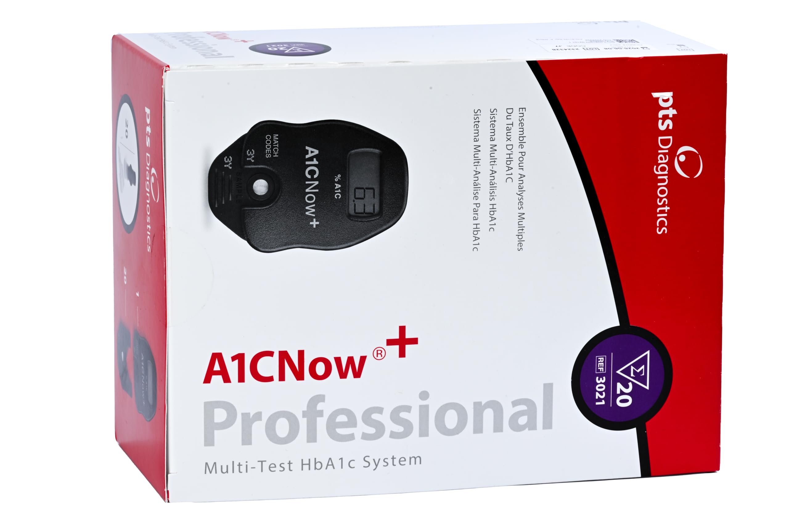 A1CNow+, Hba1c Blood Monitor w/ Sampler, 20 Test Kit