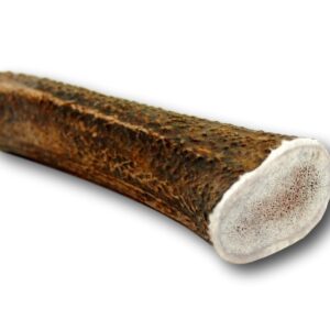 Top Dog Chews Premium Large Thick Elk Antler 5 Pack Dog Chew Treat Made in USA Brown