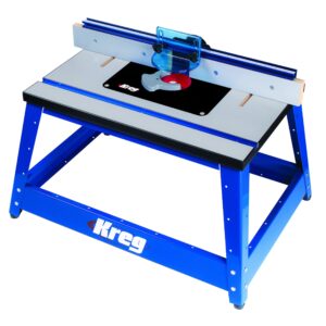 kreg prs2100 bench top router table - full size portable router table - workshop router table - workbench accessory - holiday home improvement gifts for him