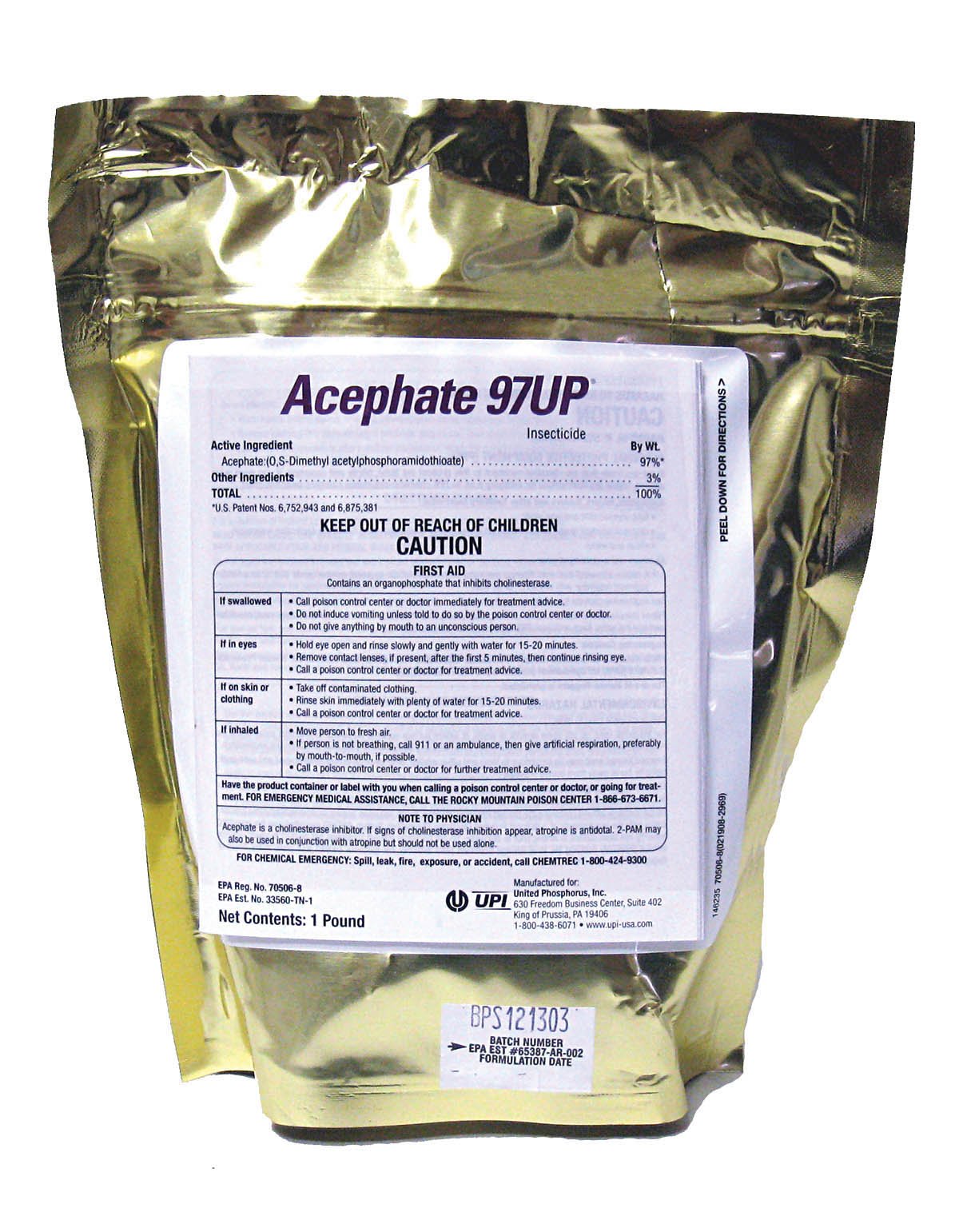 Agrisel Acephate PRO 97 Systemic Insecticide, 1 Pound Bag