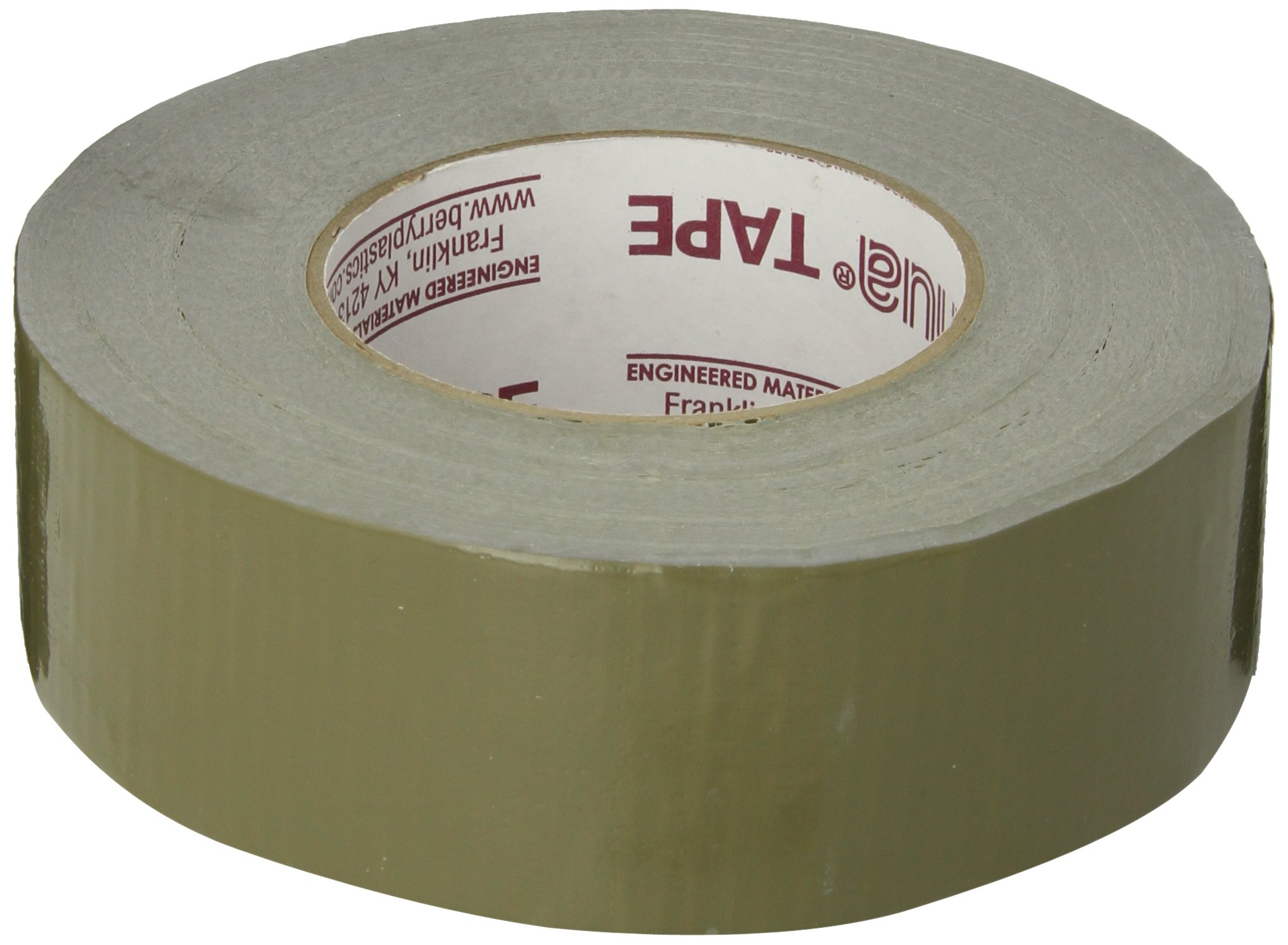 Nashua 2280 Polyethylene Coated Cloth Multipurpose Duct Tape, 55m Length, 48mm Width, Olive Drab