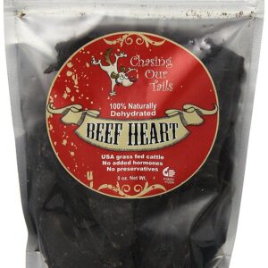 Chasing Our Tails Naturally Dehydrated Beef Heart For Pets, 5-Ounce