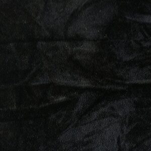 Crushed Upholstery Velvet Black 60 Inch by The Yard (F.E.