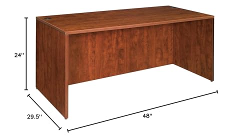 Lorell 69411 Desk Shell, 48-Inch x24-Inch x29-1/2-Inch, Cherry