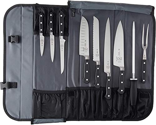 Mercer Culinary 10-Piece Forged Renaissance Knife Set,Black