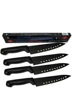 non-stick sushi chef's knife (4 pack)