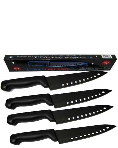 Non-stick Sushi Chef's Knife (4 pack)