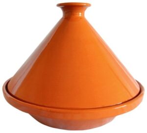 raphael rozen tagine cooking pot original handmade clay 10 quart cooking dish family size recipe book