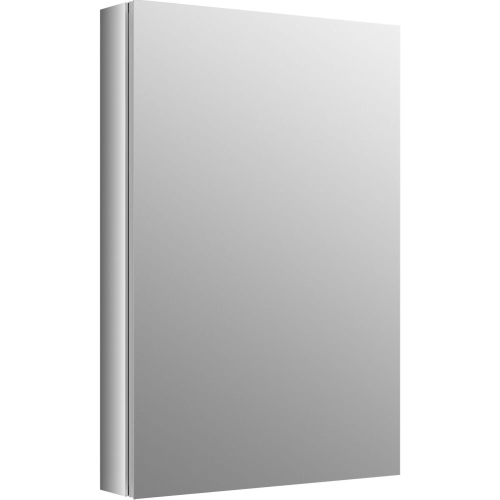 KOHLER 99002-NA Verdera 20" W x 30" H Bathroom Medicine Cabinet with Mirror, Recessed or Surface Wall Mount Bathroom Wall Cabinet