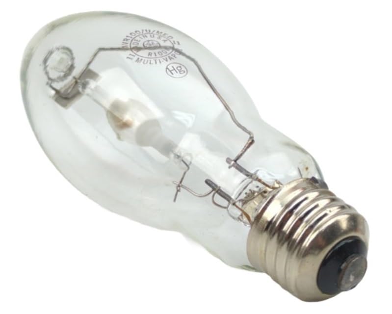 MVR100/U/MED GE 12652 100 Watt Metal Halide BD17, E26 Base M90