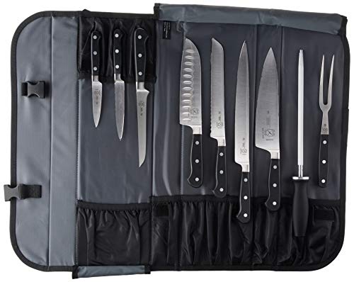 Mercer Culinary 10-Piece Forged Renaissance Knife Set,Black