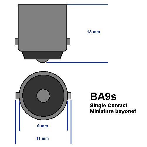 10 Qty. Halco .10A T3.25 MINI Bayonet 28V 1820 0.1Aw 28v Miniature Indicator Lamp Bulb