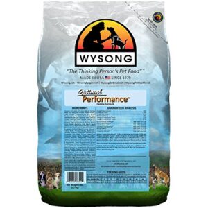 wysong optimal performance canine formula dry dog food - 5 pound bag