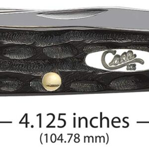 Case WR XX Pocket Knife Jigged Buffalo Horn Trapper Item #65010 - (Bh254 SS) - Length Closed: 4 1/8 Inches