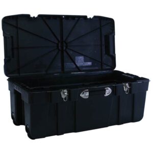 superbox gorilla on wheels storage trunk - black, size 148