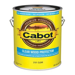 cabot clear wood protector, clear, 1 gallon