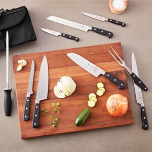 Mercer Culinary 10-Piece Forged Renaissance Knife Set,Black