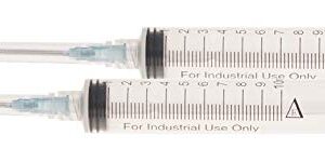 Duda Energy Syringepk010 Industrial Syringes with 15G x 1-1/2" Blunt Tip Fill Needle and Plastic Cover, 10 mL (Pack of 10)