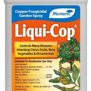 Monterey Liqui-Cop All Natural Fungicide Concentrate for Disease Prevention, 1 Pint