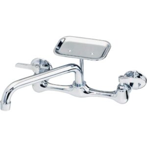 2 lever handle wall mount kitchen faucet