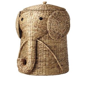 Home Decorators Collection Animal Bathroom Hamper, 23" Hx18 Wx19 D, Natural