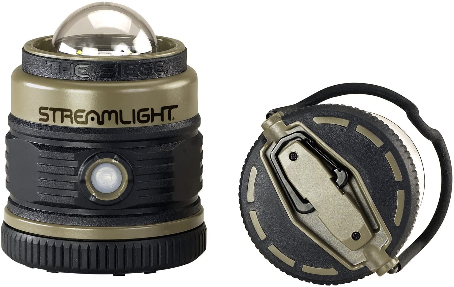 Streamlight 44931 Siege 540-Lumen Compact D Alkaline Outdoor Hand Lantern/Flashlight Combo, Coyote