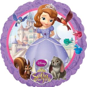 Anagram 1 X Disney's Sofia The First Fifth 5TH Happy Birthday Party Balloons Decorations Supplies