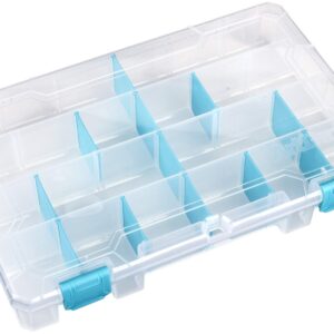 Tarnish Inhibitor Medium Box with Six Compartments in Translucent