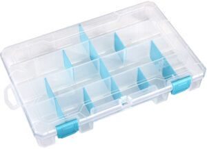 tarnish inhibitor medium box with six compartments in translucent