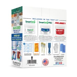 Dumond Complete Paint Removal Test Kit - Find the Right Paint Remover for Your Project - Kit Includes 8oz Samples of Peel Away 1, Smart Strip Advanced, & Smart Strip PRO, Laminated Paper & Accessories