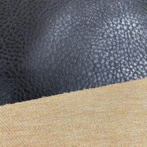 Mybecca Faux Leather Vinyl Fabric Color : Dark Brown Buffalo Bill by The Yard