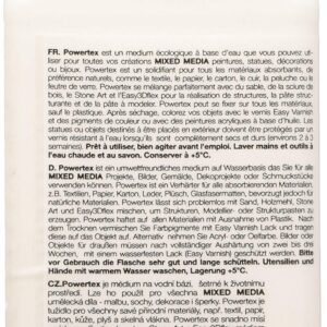 Powertex Transparent/Textile Hardener 500 g, Other Material, Multi-Colour, 500 g, Set of Pieces