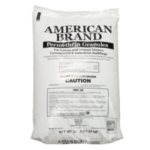 vpg american brand permethrin granules - 25 lb insecticide granules