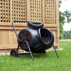 KoolScapes Wheeled Tumbling Composter, 50-Gallon