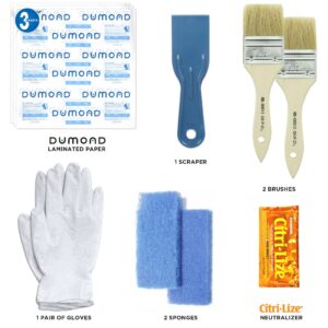 Dumond Complete Paint Removal Test Kit - Find the Right Paint Remover for Your Project - Kit Includes 8oz Samples of Peel Away 1, Smart Strip Advanced, & Smart Strip PRO, Laminated Paper & Accessories