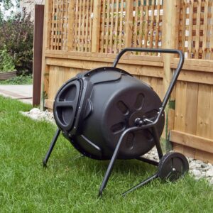 KoolScapes Wheeled Tumbling Composter, 50-Gallon