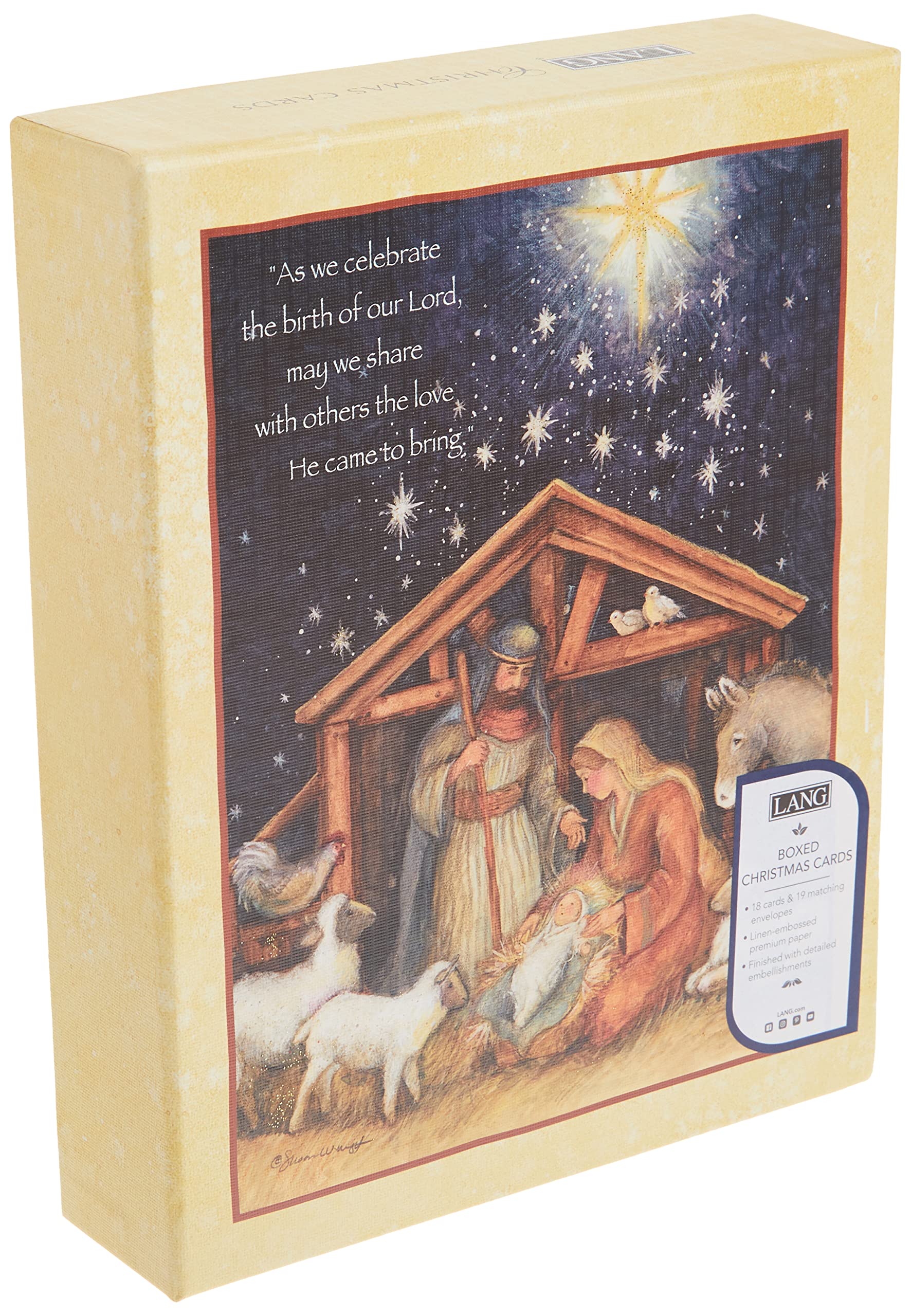 Lang Companies, Holy Family Christmas Cards by Susan Winget