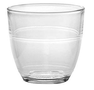 Duralex Made In France Gigogne Glass Tumbler Drinking Glasses, 3.13 ounce - Set of 6, Clear