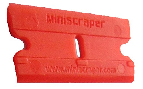 MINISCRAPER Plastic Razor Blade Set, Safe Scrape Double Edged Blades