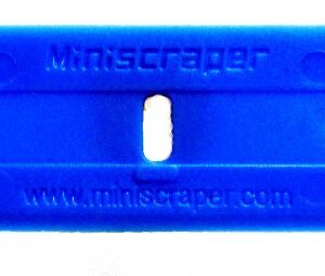 MINISCRAPER Plastic Razor Blade Set, Safe Scrape Double Edged Blades